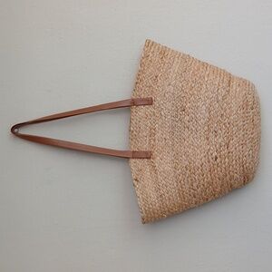 Large Straw Raffia Jute Tote Bag
